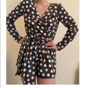 Polka dot jumpsuit
